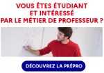 Devenir enseignant : AED en préprofessionnalisation