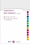 Répertoire des métiers de l'Education Nationale